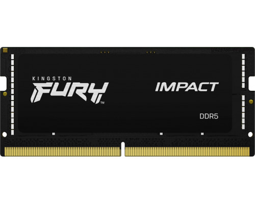 Kingston Fury Impact, SODIMM, DDR5, 32 GB, 4800 MHz, CL38 (KF548S38IB-32                  )