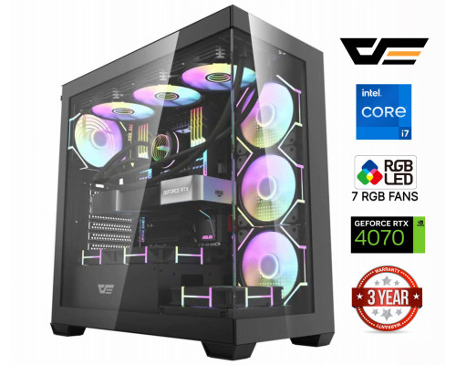 Core i7-12700F 16GB 1TB SSD 2TB HDD RTX 4070 12GB NoOs