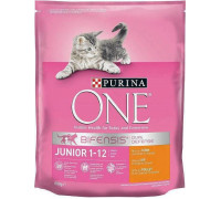 Purina Food dla kotów junior bogata w chickena i pełne ziarna 800g