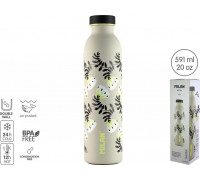 Milan BOTTLE THERMAL MILAN WALLPAPER BEŻOWA 591ML Milan BOTTLE THERMAL MILAN WALLPAPER BEŻOWA 591ML