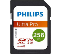 SD  Philips Ultra Pro SDXC 256 GB Class 10 UHS-I/U3 V30 (FM25SD65B/00)