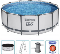 Bestway Swimming pool garden Steel Pro MAX with accessories, circle, 396x122cm