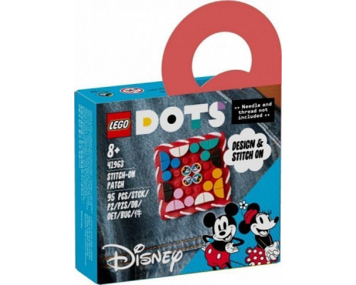 LEGO Dots Mickey Mouse & Minnie Mouse Stitch-on Pack (41963)