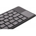 InLine InLine® foldable Bluetooth keyboard "BT-Pocket", grey, for up to 3 Bluetooth devices