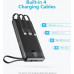 Techonic Bateria zewnętrzna (POWER BANK) VEGER C10 - 10 000mAh (Micro + Typ C + Lightning 8-pin) black