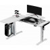 Gaming desk Gaming desk Ultradesk ULTRADESK Gaming desk for WINGER player - white, 111x155x60 cm, 75-122 cm, electrically adjustable, RGB backlight, headset holder