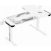 Gaming desk Gaming desk Ultradesk ULTRADESK Gaming desk for WINGER player - white, 111x155x60 cm, 75-122 cm, electrically adjustable, RGB backlight, headset holder