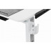 Gaming desk Gaming desk Ultradesk ULTRADESK Gaming desk for WINGER player - white, 111x155x60 cm, 75-122 cm, electrically adjustable, RGB backlight, headset holder