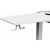 Gaming desk Gaming desk Ultradesk ULTRADESK Gaming desk for WINGER player - white, 111x155x60 cm, 75-122 cm, electrically adjustable, RGB backlight, headset holder