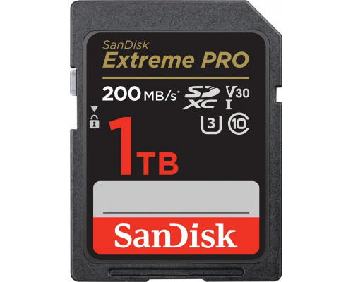 SD  SanDisk Extreme PRO SDXC 1 TB Class 10 UHS-I/U3 V30 (SDSDXXD-1T00-GN4IN)