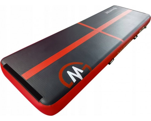Master Piepūšamais paklājserac vingrošanas MAS-B862-Black-Red 300 cm x 100 cm x 20 cm black