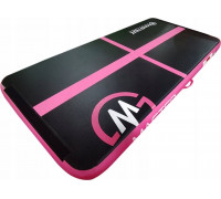Master Piepūšamais paklājserac vingrošanas Airtrack 200 cm x 100 cm x 10 cm pink
