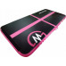 Master Piepūšamais paklājserac vingrošanas Airtrack 200 cm x 100 cm x 10 cm pink