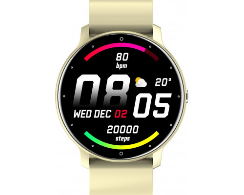 Smartwatch Gravity Asperia GT1-6 Kremowy  (18731)