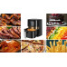 Air Fryer LED display-with viewing window 1600W 4L Black VDE/Maha