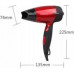 travel Hair Dryer 1500W Red （Offine）VDE/Linda