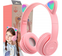 Retoo  DLA DZIECI BLUETOOTH LED RGB KOCIE USZY