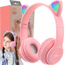 Retoo  DLA DZIECI BLUETOOTH LED RGB KOCIE USZY