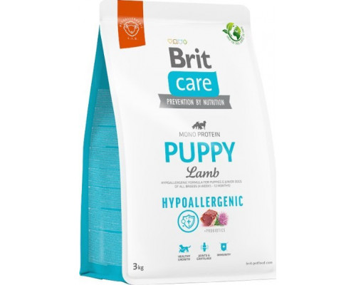 Brit Brit Care Dog Hypoallergenic Puppy Lamb 3kg