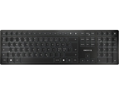 Cherry CHERRY KW 9100 SLIM  RF Wireless + Bluetooth QWERTY Scandinavian Black