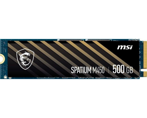 MSI Spatium M450 500GB M.2 2280 PCI-E x4 Gen4 NVMe (S78-440K190-P83)