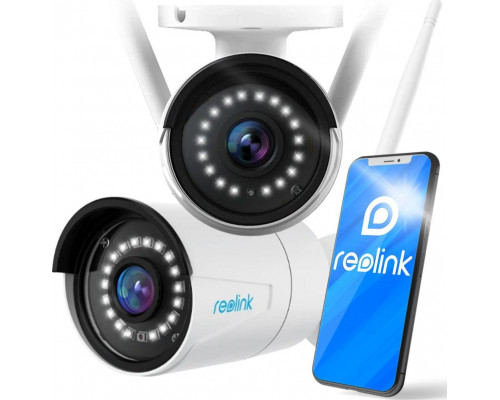 Reolink Kamera Ip Reolink Rlc-410W Ai 4Mp Wi-Fi 2,4Ghz 5Ghz Ir 30M