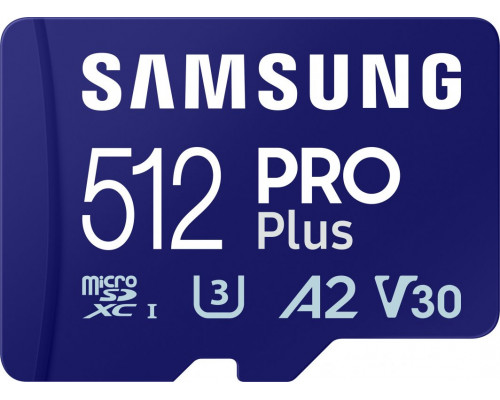 SD  Samsung PRO Plus MicroSDXC 512 GB U3 A2 V30 (MB-MD512SA/EU)
