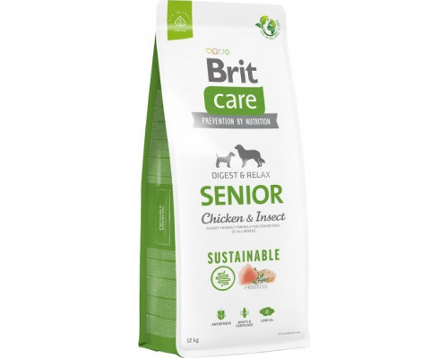 Brit Care Dog Sustainable Senior Chicken & Insect 12kg