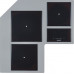 Foster CASTONE CORNER HOB 3Z BLK