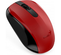 Genius Genius NX-8008S, 1200DPI, 2.4 [GHz], optyczna, 3kl., USB, czerwona, 1 szt AA