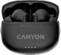 Canyon CANYON TWS-8, Bluetooth headset, with microphone, with ENC, BT V5.3 JL 6976D4, Frequence Response:20Hz-20kHz, battery EarBud 40mAh*2+Charging Case 470mAh, type-C cable length 0.24m, Size: 59*48.8*25.5mm, 0.041kg, Black