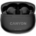 Canyon CANYON TWS-8, Bluetooth headset, with microphone, with ENC, BT V5.3 JL 6976D4, Frequence Response:20Hz-20kHz, battery EarBud 40mAh*2+Charging Case 470mAh, type-C cable length 0.24m, Size: 59*48.8*25.5mm, 0.041kg, Black