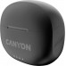 Canyon CANYON TWS-8, Bluetooth headset, with microphone, with ENC, BT V5.3 JL 6976D4, Frequence Response:20Hz-20kHz, battery EarBud 40mAh*2+Charging Case 470mAh, type-C cable length 0.24m, Size: 59*48.8*25.5mm, 0.041kg, Black