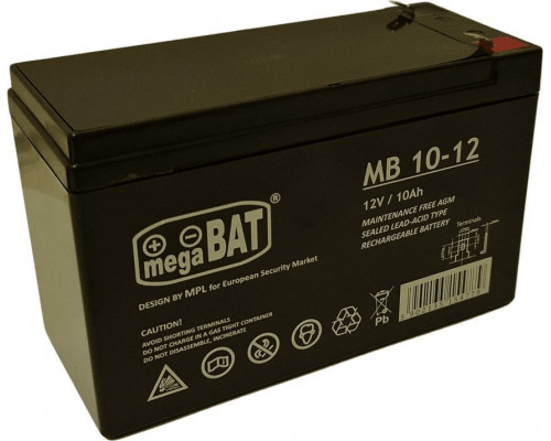 UPS MegaBat Akumulator AGM 12V 10Ah megaBAT