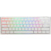 Ducky Ducky One 3 Classic Pure White Mini Gaming Tastatur, RGB LED - MX-Speed-Silver