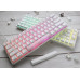 Ducky Ducky One 3 Classic Pure White Mini Gaming Tastatur, RGB LED - MX-Red