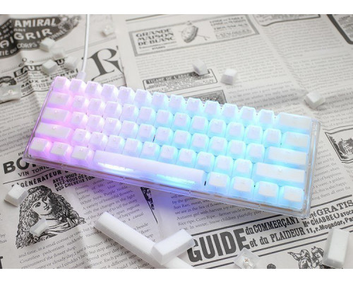 Ducky Ducky One 3 Aura White Mini Gaming Tastatur, RGB LED - MX-Speed-Silver (US)