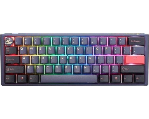 Ducky Ducky One 3 Cosmic Blue Mini Gaming Tastatur, RGB LED - MX-Speed-Silver (US)