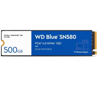 SSD 500GB SSD WD SN580 500GB M.2 2280 PCI-E x4 Gen4 NVMe (WDS500G3B0E)