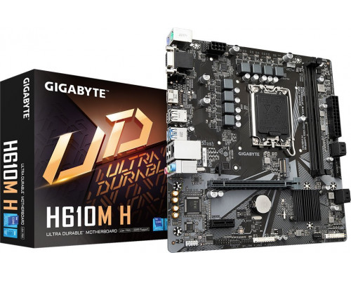 Gigabyte Gigabyte H610M H (rev. 1.0) Intel H610 Express LGA 1700 micro ATX
