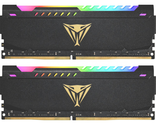 Patriot Viper Steel RGB, DDR4, 16 GB, 4133MHz, CL19 (PVSR416G413C9K)