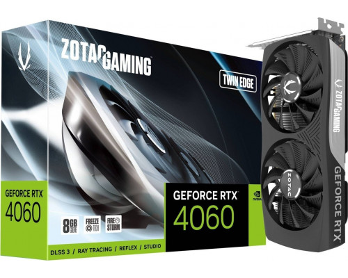 *RTX4060 Zotac Gaming GeForce RTX 4060 Twin Edge 8GB GDDR6 (ZT-D40600E-10M)
