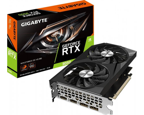 Gigabyte GeForce RTX 3050 Windforce OC V2 8GB GDDR6 (GV-N3050WF2OCV2-8GD)