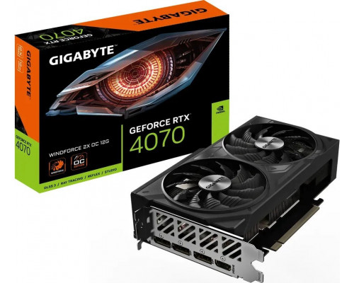 Gigabyte GeForce RTX 4070 Windforce 2X OC 12GB GDDR6X (GV-N4070WF2OC-12GD)