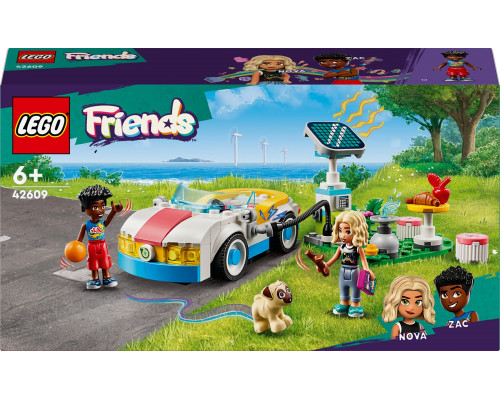 LEGO Friends Samochód elektryczny i stacja ładująca (42609)