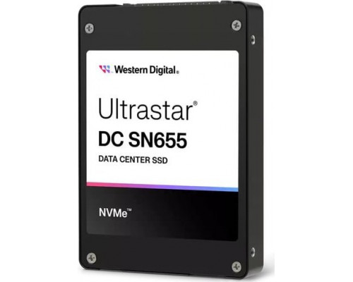 SSD  SSD WD Western Digital Ultrastar DC SN655 U.3 3,84 TB PCI Express 4.0 3D TLC NAND NVMe