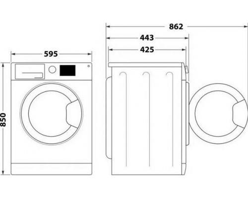 Indesit INDESIT MTWSE 61294 WK EE