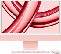 Apple Apple iMac 24” 4.5K Retina, Apple M3 8C CPU, 8C GPU/8GB/256GB SSD/Pink/SWE Apple