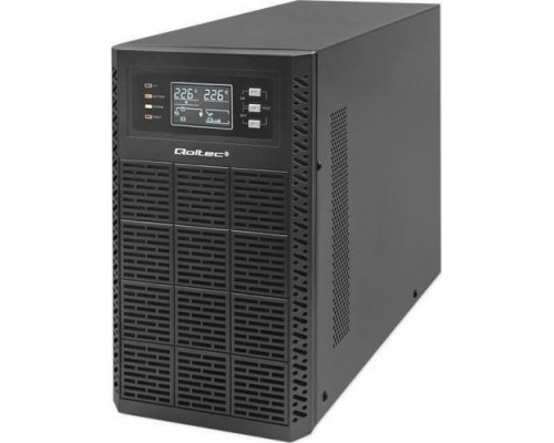 UPS Qoltec charger emergency UPS Qoltec Pure Sine Wave LCD 3000VA 3000W