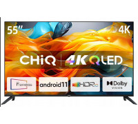 CHiQ CHiQ U55QG7L TV 55", Ultra HD (4K), QLED, Smart, Android 11, HDR10, 3x HDMI, 2x USB